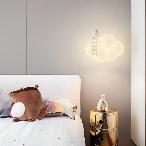 applique murale nuage créatif avec télécommande pour enfants - vue 4 sur 8