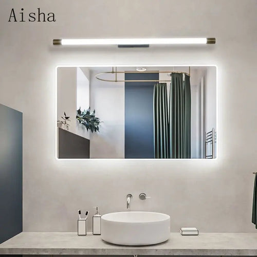 applique murale miroir pour lavabo et maquillage moderne - vue 3 sur 7