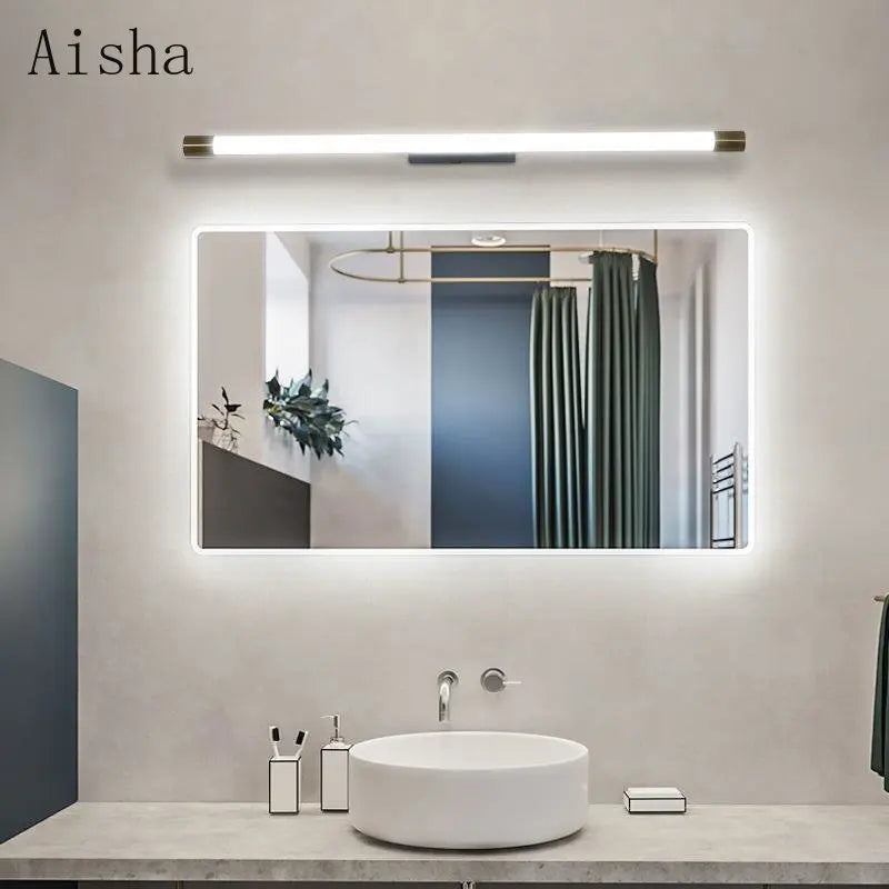 applique murale miroir pour lavabo et maquillage moderne - vue 2 sur 7