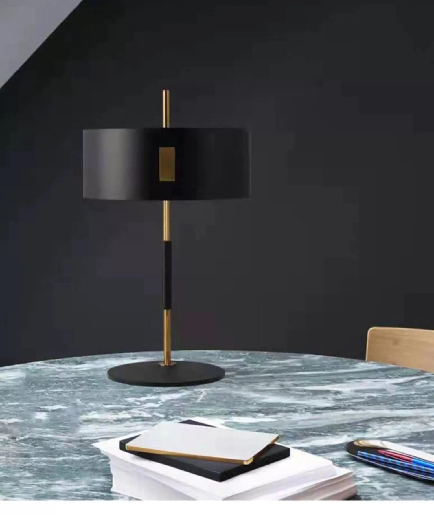 Modern Creative Led Floor Lamp, Used In The Living Room Next To The Sofa, Bedroom Bedside Lamp, Black Floor Lamp In The Study - vue 6 sur 8
