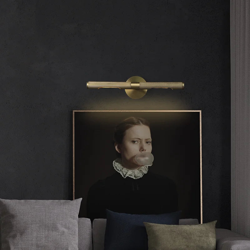 applique murale postmoderne cuivre rétro vanité luxe - vue 2 sur 7