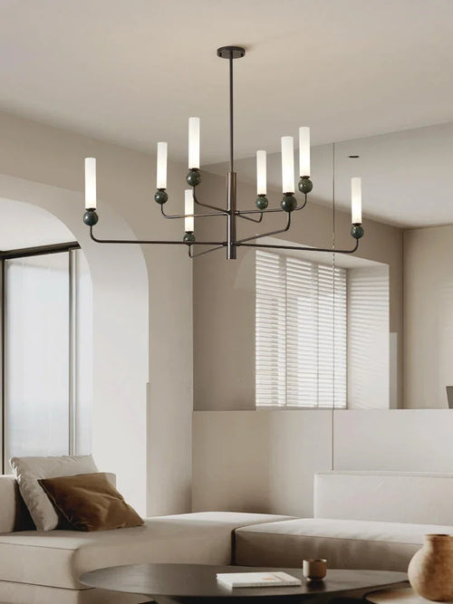 lustre moderne à LED pour décoration intérieure élégante et simple - vue 3 sur 10