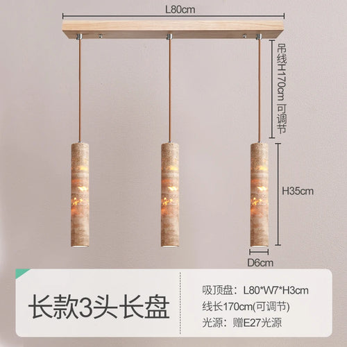 suspension design wabi-sabi en pierre pour ambiance moderne - vue 8 sur 14