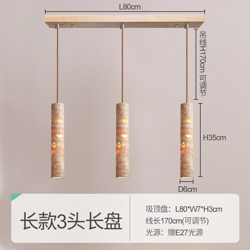 suspension design wabi-sabi en pierre pour ambiance moderne - vue 7 sur 14