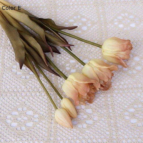 grandes tulipes baroques en silicone décoration de luxe pour événements - vue 15 sur 15