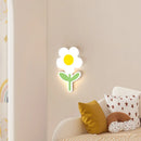 applique murale led fleur pour enfants avec télécommande