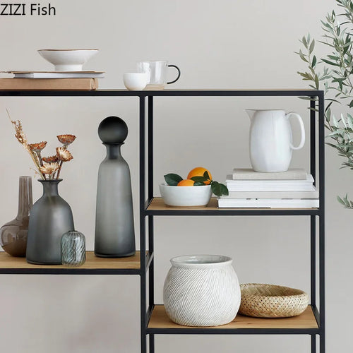vase en verre dépoli pour fleurs artificielles décoration moderne - vue 11 sur 21