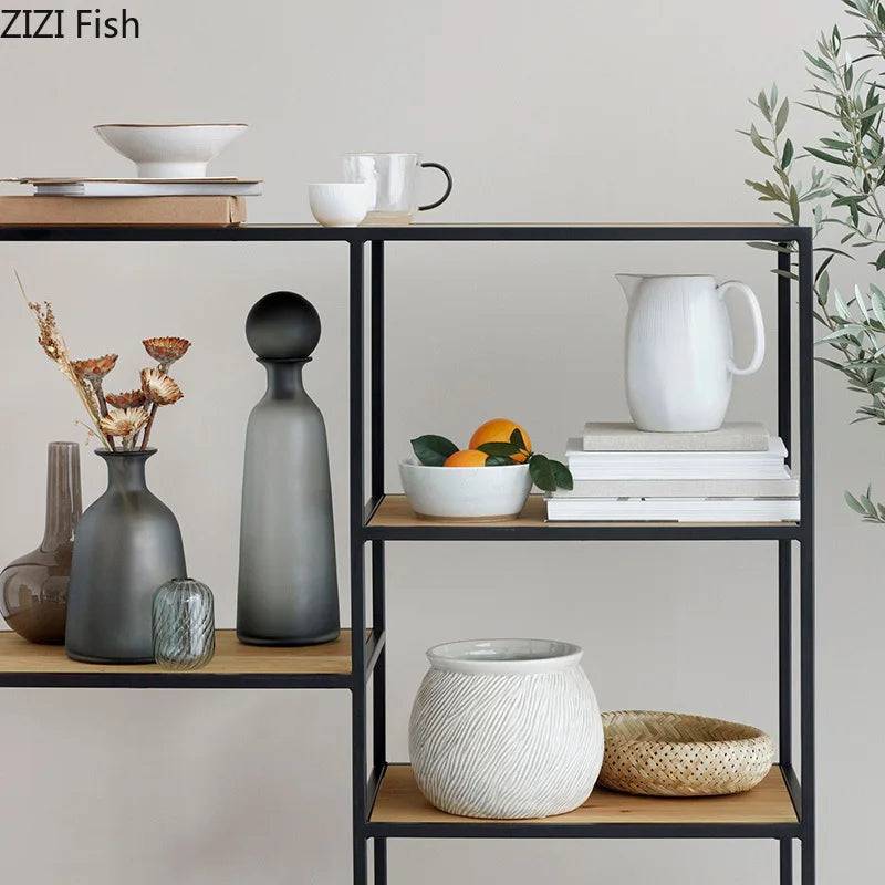 vase en verre dépoli pour fleurs artificielles décoration moderne - vue 10 sur 21