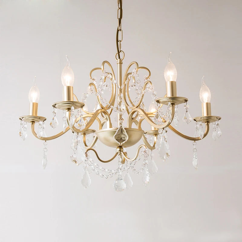lustre moderne en cristal avec éclairage led élégant pour votre intérieur - vue 2 sur 10