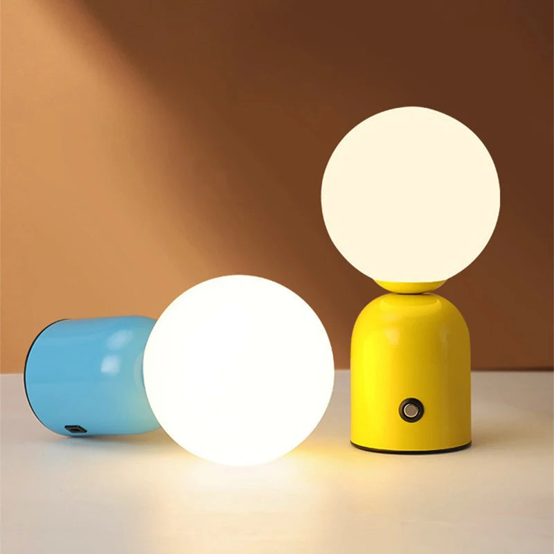 lampe de bureau led rechargeable pour éclairage décoration intérieure - vue 3 sur 10
