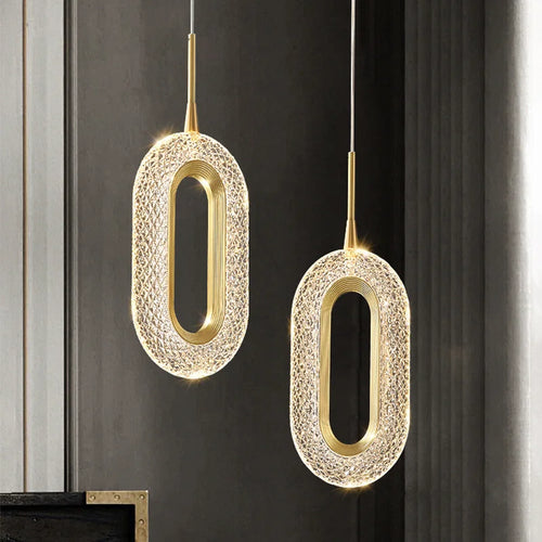 lustre led nordique décoration intérieure suspension - vue 2 sur 16