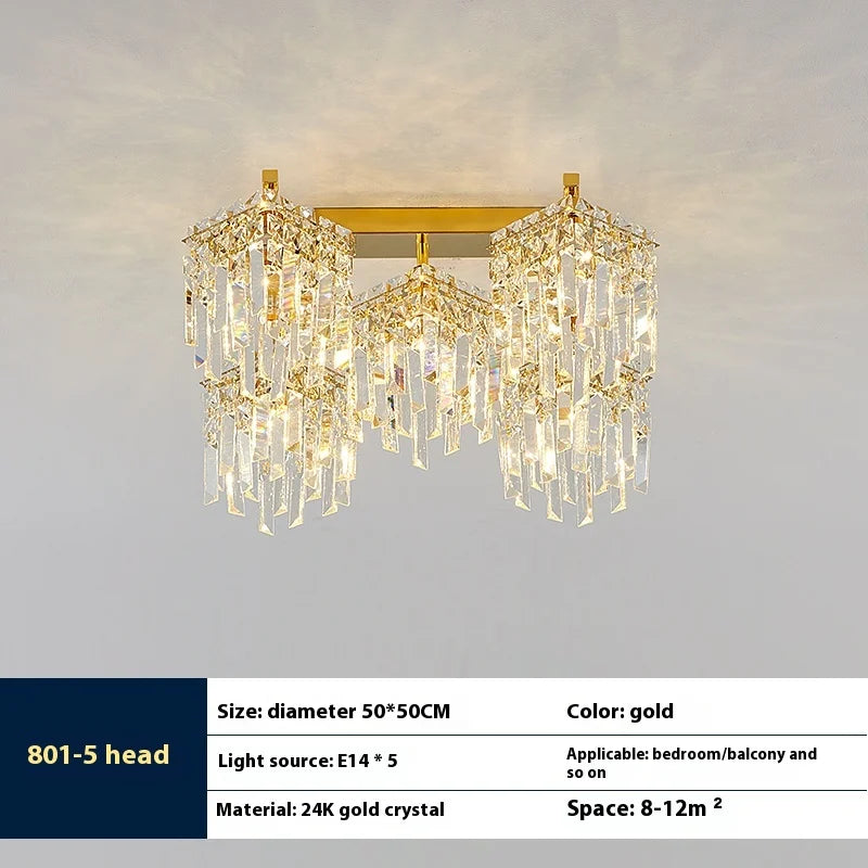 lampe en cristal de luxe pour intérieur moderne élégant - vue 13 sur 14