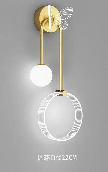 applique murale à led design nordique pour éclairage créatif intérieur - vue 10 sur 12