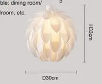 suspension moderne en forme de pomme de pin pour décoration créative