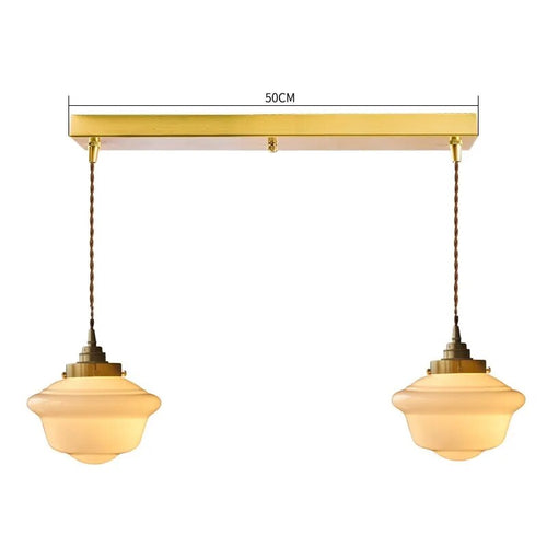 Suspension LED en verre blanc laiteux - vue 27 sur 30