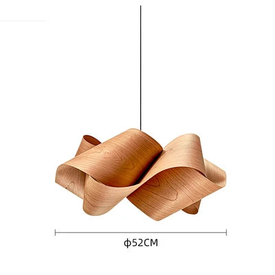 LED moderne lustre en bois chambre salon table basse décor lampe suspendue maison loft bambou lampes suspendues éclairage intérieur - vue 13 sur 19