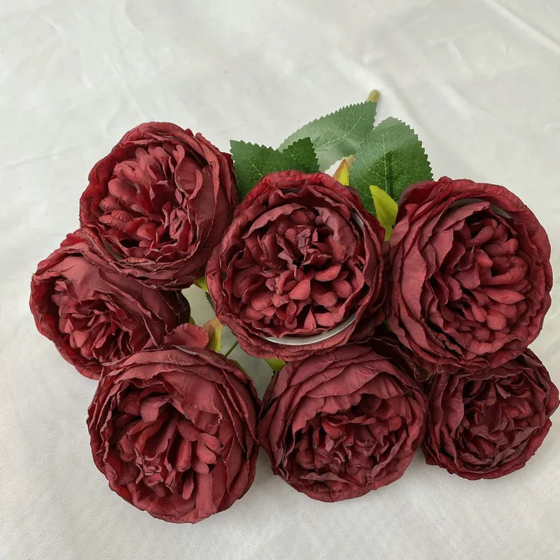bouquet de roses artificielles décoratif pour mariage et événements - vue 13 sur 16