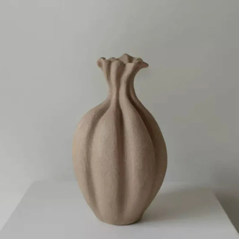 vase en céramique fait main pour décoration florale artisanale - vue 4 sur 10
