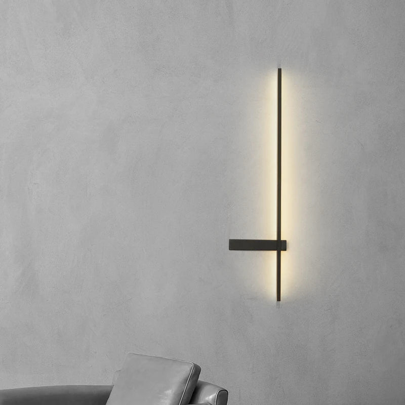 applique murale led minimaliste en aluminium pour éclairage intérieur - vue 6 sur 18