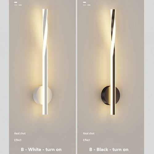 applique murale led minimaliste pour éclairage intérieur moderne - vue 2 sur 12