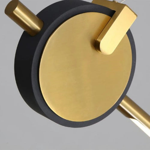 lustre minimaliste moderne en ligne droite pour bureau design - vue 6 sur 8
