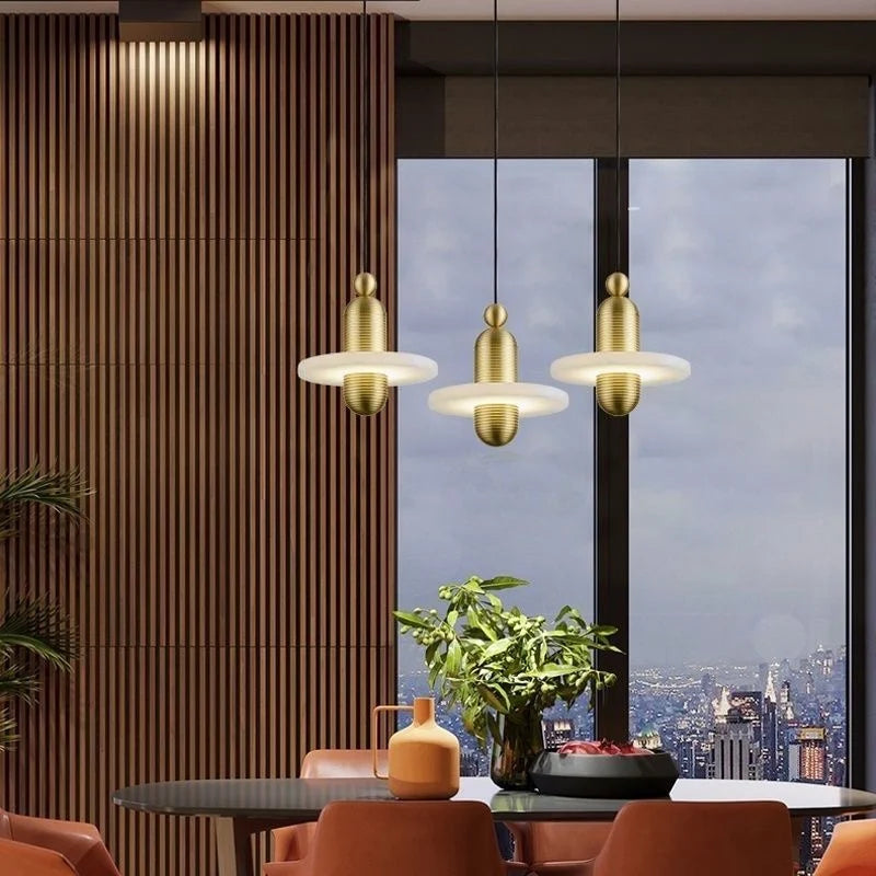 suspension en marbre naturel espagnol pour décoration élégante - vue 4 sur 14