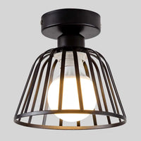 Iron walkway ceiling light minimalist Nordic retro balcony, kitchen light, hallway iron entrance small ceiling light