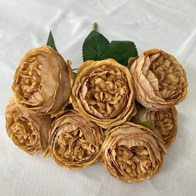 bouquet de roses artificielles décoratif pour mariage et événements - vue 10 sur 16
