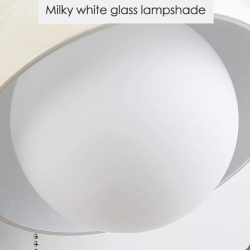 appliques murales en verre blanc style crème française pour intérieur élégant - vue 6 sur 6