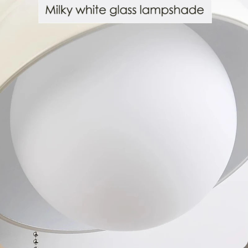 appliques murales en verre blanc style crème française pour intérieur élégant - vue 6 sur 6
