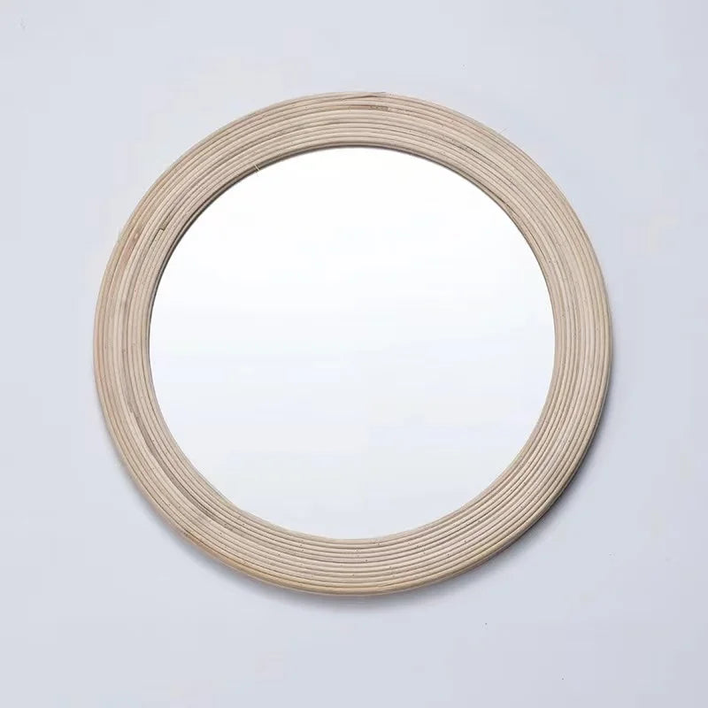 miroirs décoratifs en raphia pour une décoration murale élégante - vue 5 sur 13