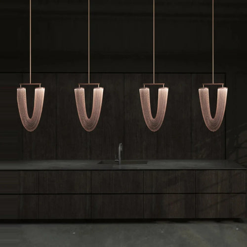 lustre vintage à led éclairage tendance pour intérieur - vue 7 sur 21