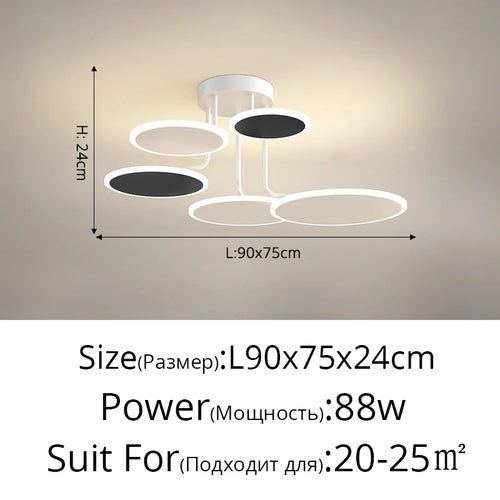 lustre en acrylique design pour intérieur moderne élégant et lumineux - vue 13 sur 14