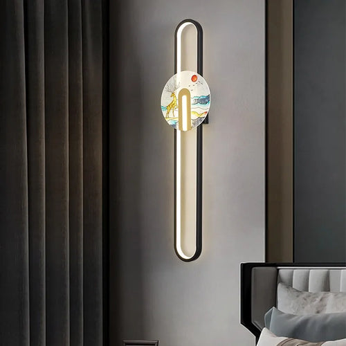 applique murale moderne de style chinois créatif et élégant - vue 6 sur 16