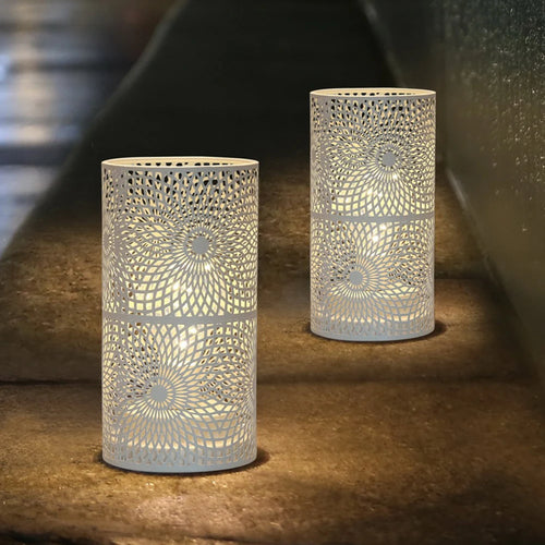lot de 2 lampes cylindriques modernes pour décoration et éclairage intérieur - vue 2 sur 7