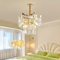 lustre moderne en cristal pour un éclairage luxueux