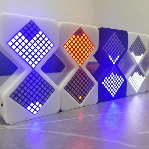 sablier numérique à assembler style cybernétique cadeau créatif - vue 2 sur 8
