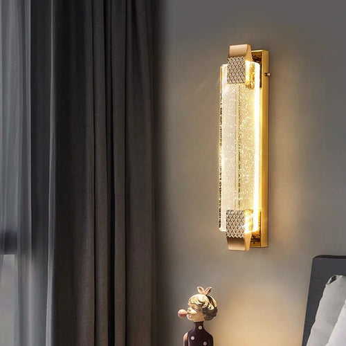 applique murale en cristal moderne pour éclairage intérieur décoratif - vue 5 sur 9