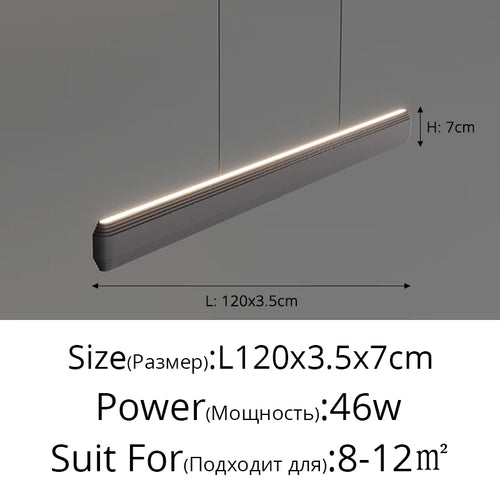 lustre suspendu au design moderne et luxueux - vue 13 sur 14