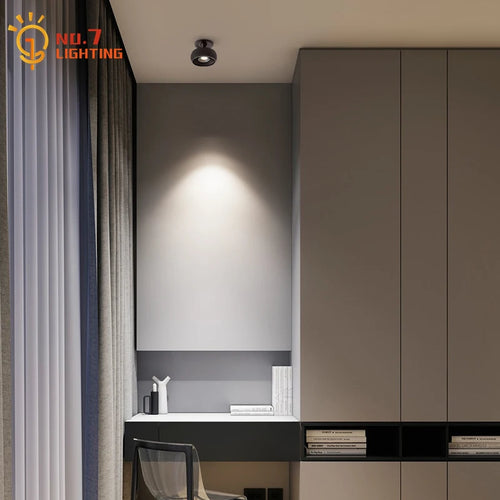 Spot style Abat-jour moderne Simple noir/blanc - vue 3 sur 5