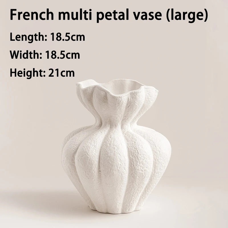vase en céramique pour fleurs séchées décoration vintage moderne