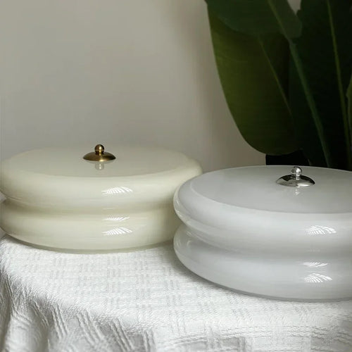 plafonnier en verre design pour un éclairage moderne élégant - vue 7 sur 10
