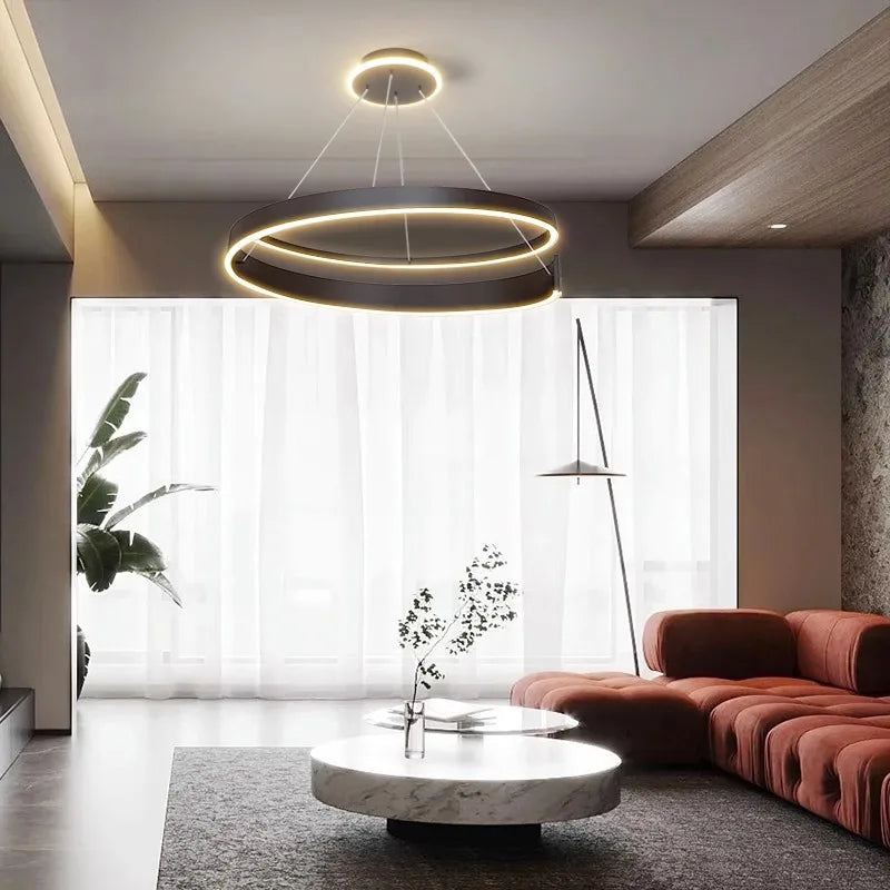 Lustre Décoration d'intérieur moderne salle à manger lumières éclairage intérieur - vue 5 sur 7