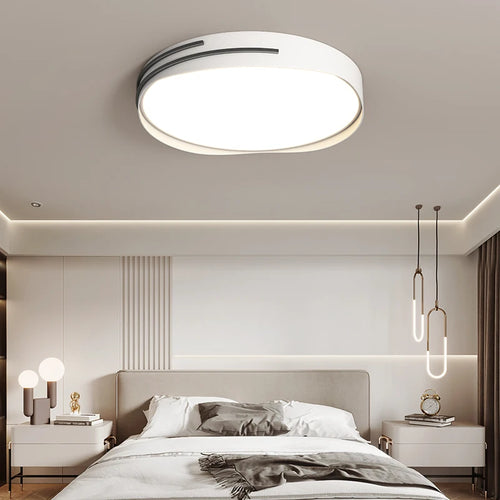 plafonniers led modernes pour éclairage intérieur élégant - vue 2 sur 14