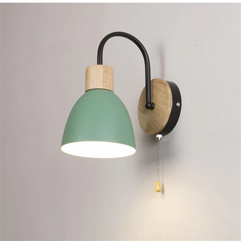applique murale nordique moderne macaron avec interrupteur led - vue 18 sur 18