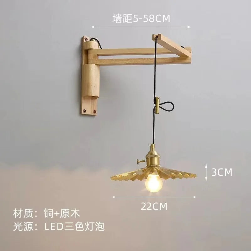 applique murale extensible en cuivre design élégant pour divers espaces - vue 12 sur 23