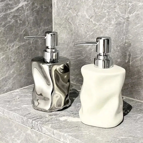 bouteille créative en céramique pour lotion et savon - vue 4 sur 6