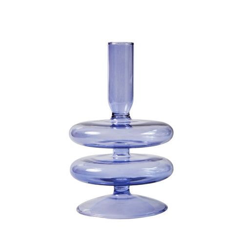 bougeoirs en verre pour décoration de mariage et cadeau Noël - vue 24 sur 24