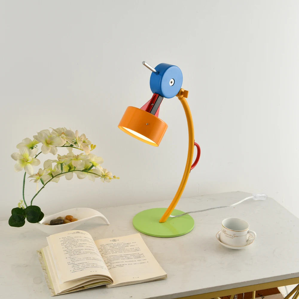 lampe à poser géométrique style nordique pour enfants et salons - vue 4 sur 9