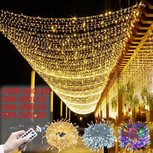 guirlande lumineuse led étanche pour décoration intérieure et extérieure 2024 - vue 2 sur 12